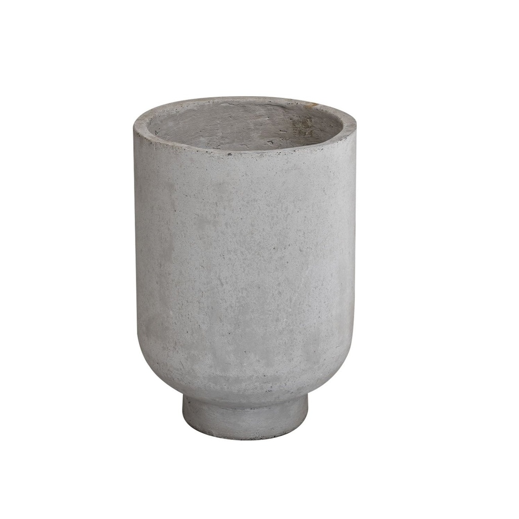Maceta cemento copa mediana