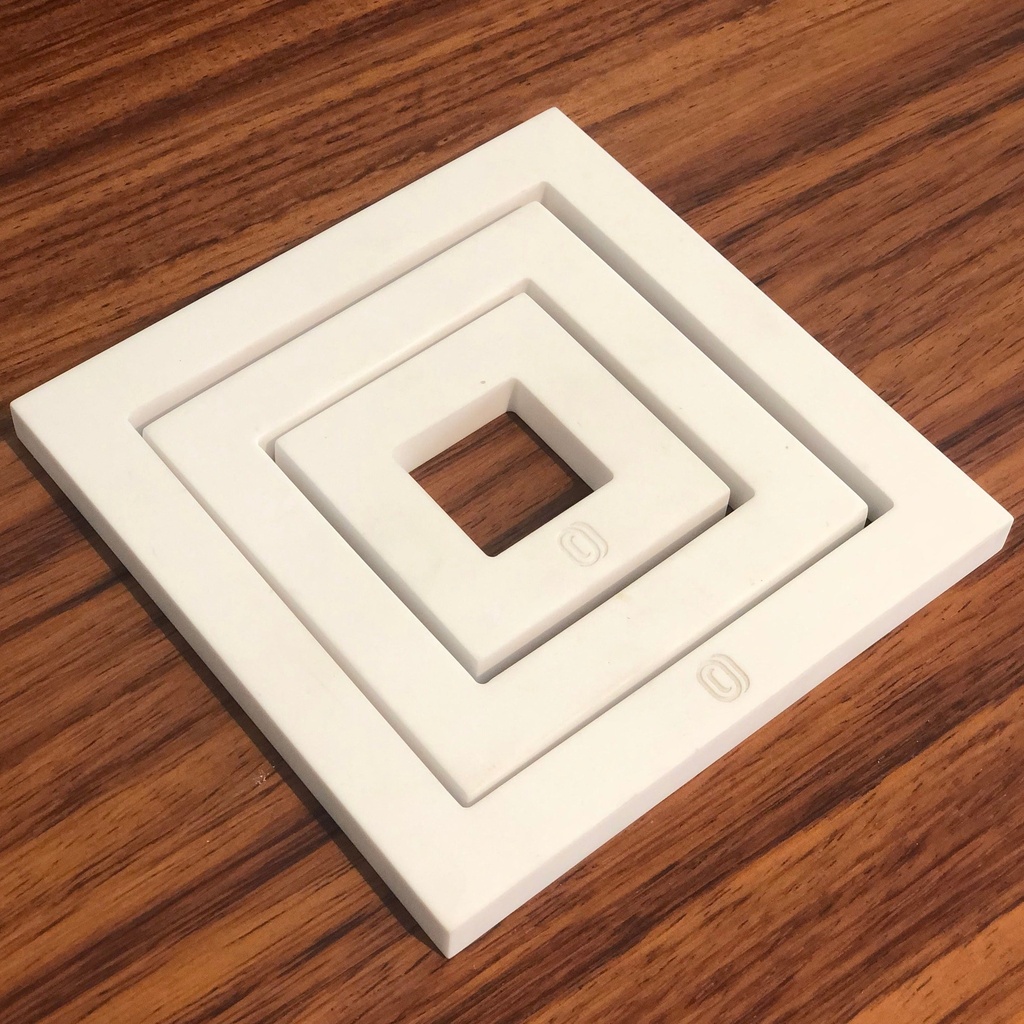 Porta Caliente Cuadrado (Set de 3)