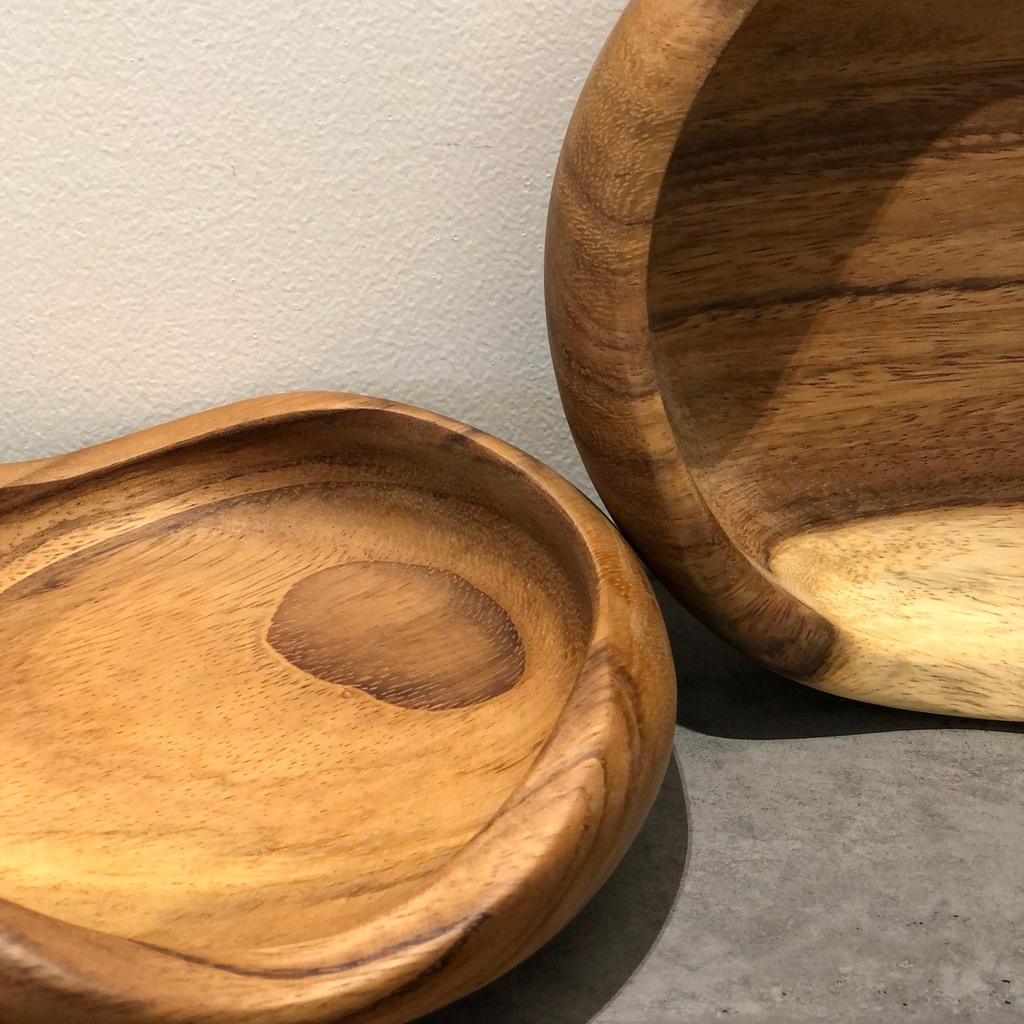 Plato Ensaladero de Madera irregular