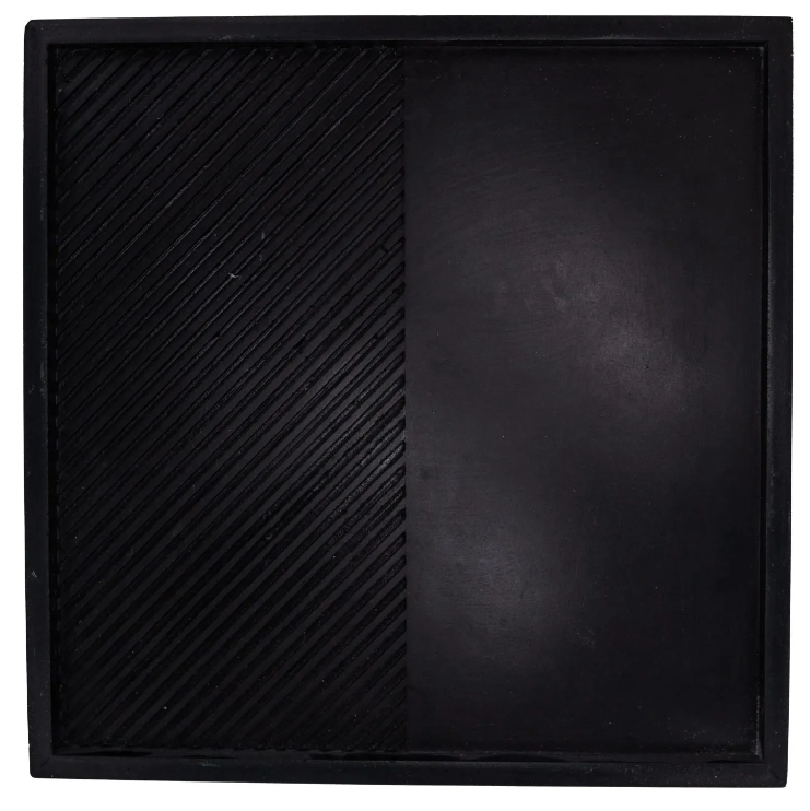 Azafate cuadrado de concreto