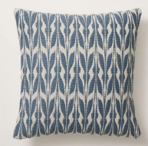 Cojín Mariposa Cuadrado Azul