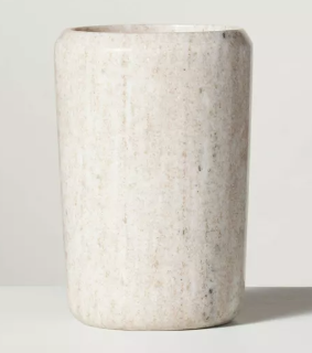 Florero de mármol Beige