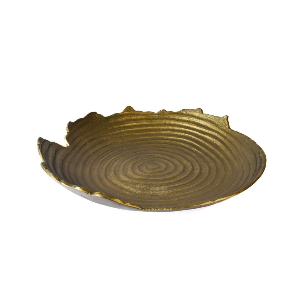 Frutero Metálico Dorado pequeño