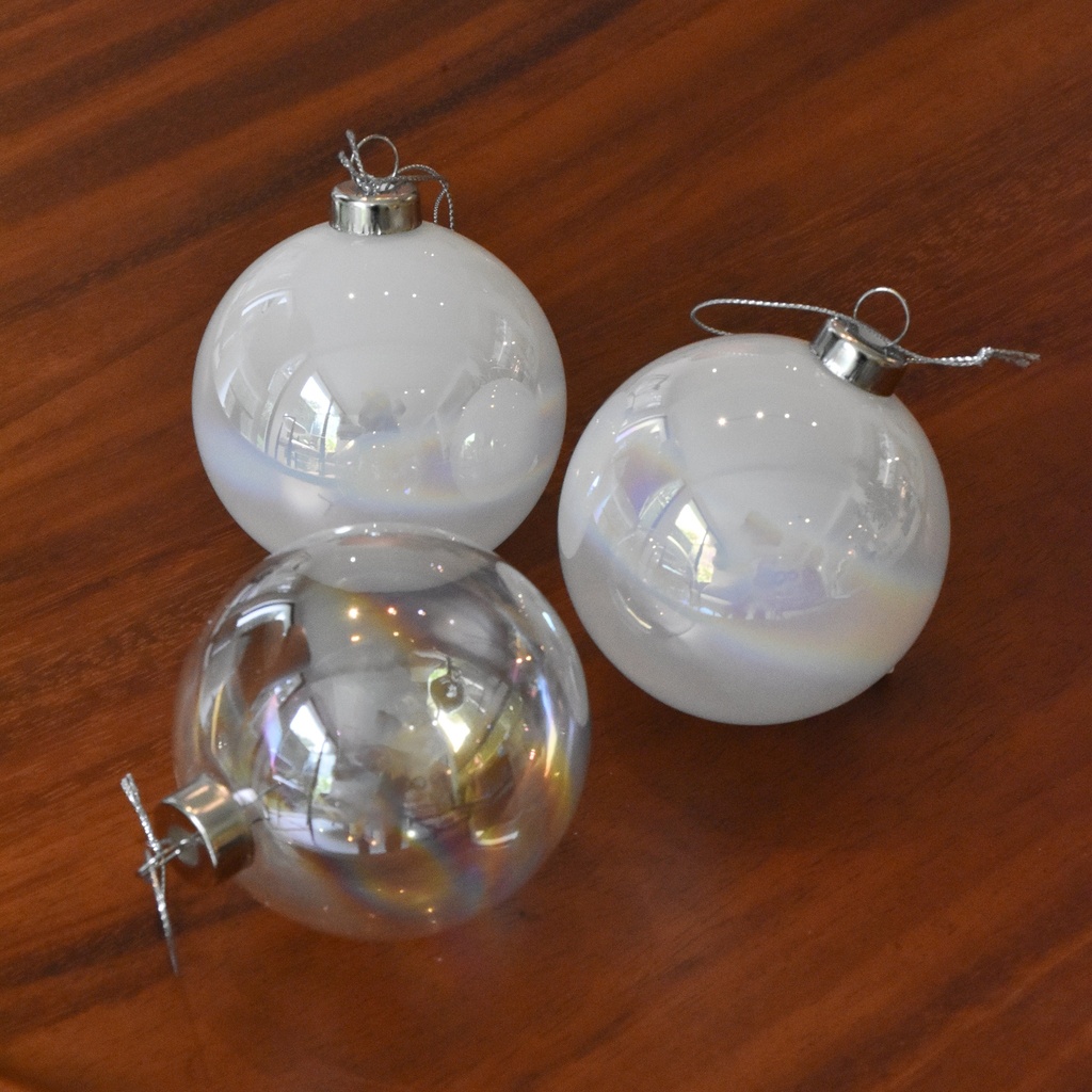 Bolitas de Cristal Navideñas