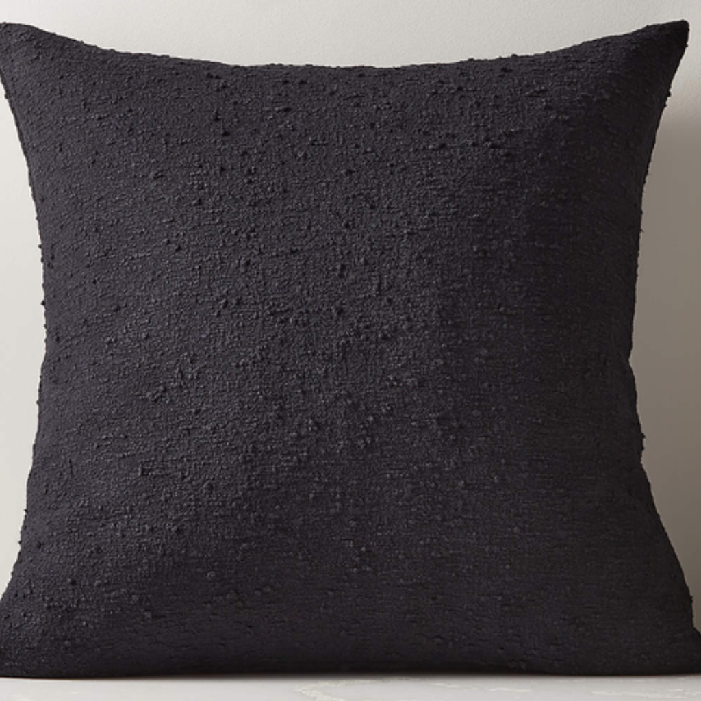 Cojín Negro Boucle