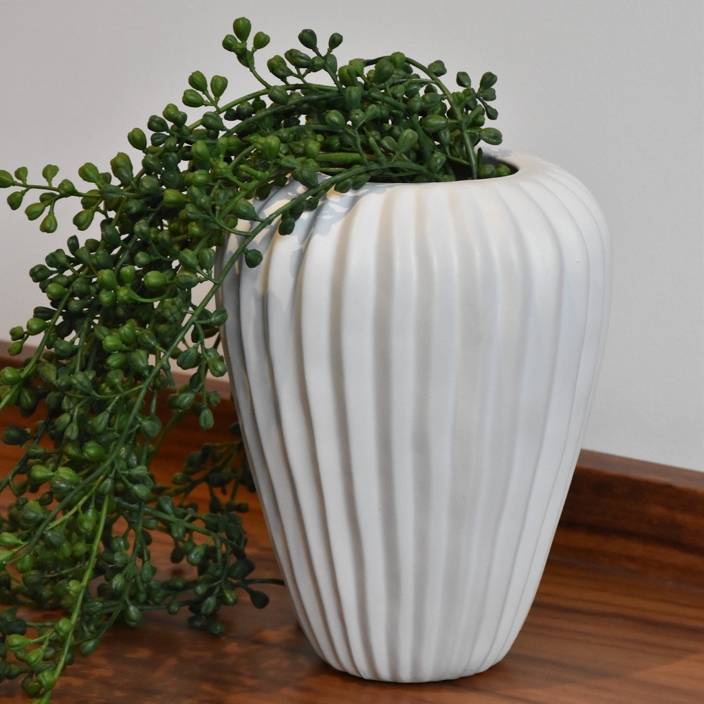 Florero  Ondas Natural