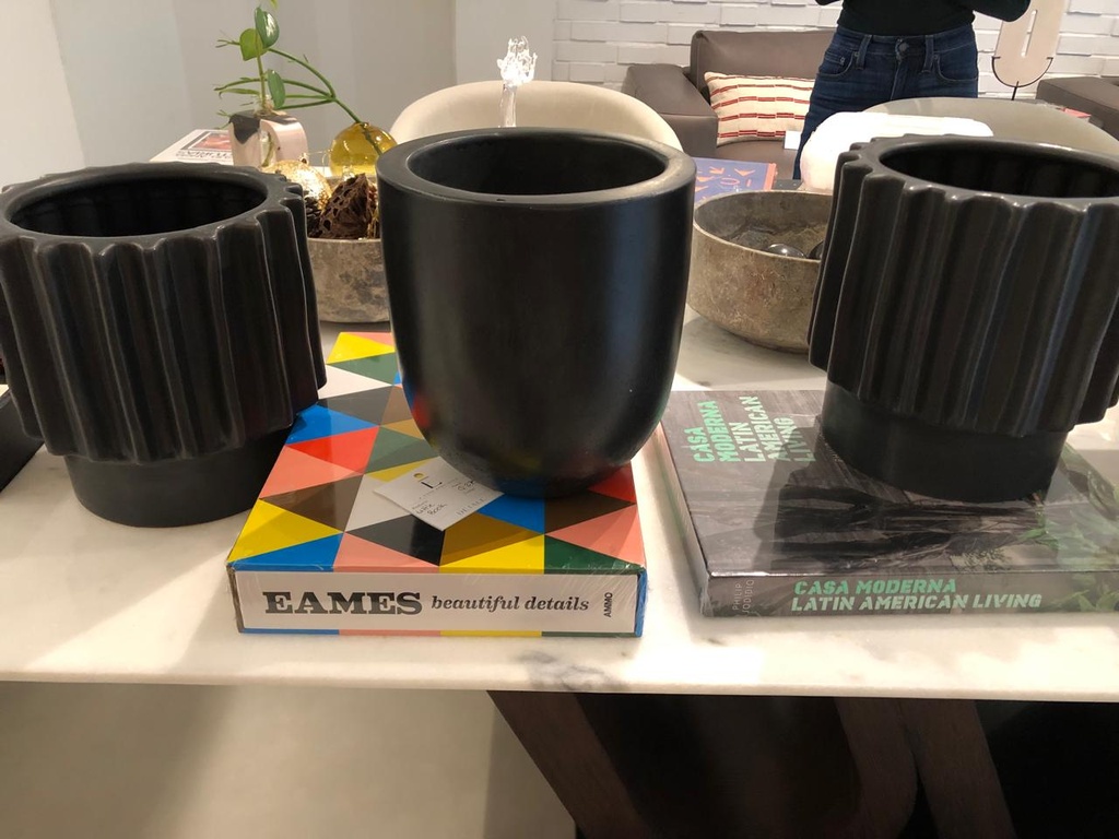 Maceta engranajes invertidos grande