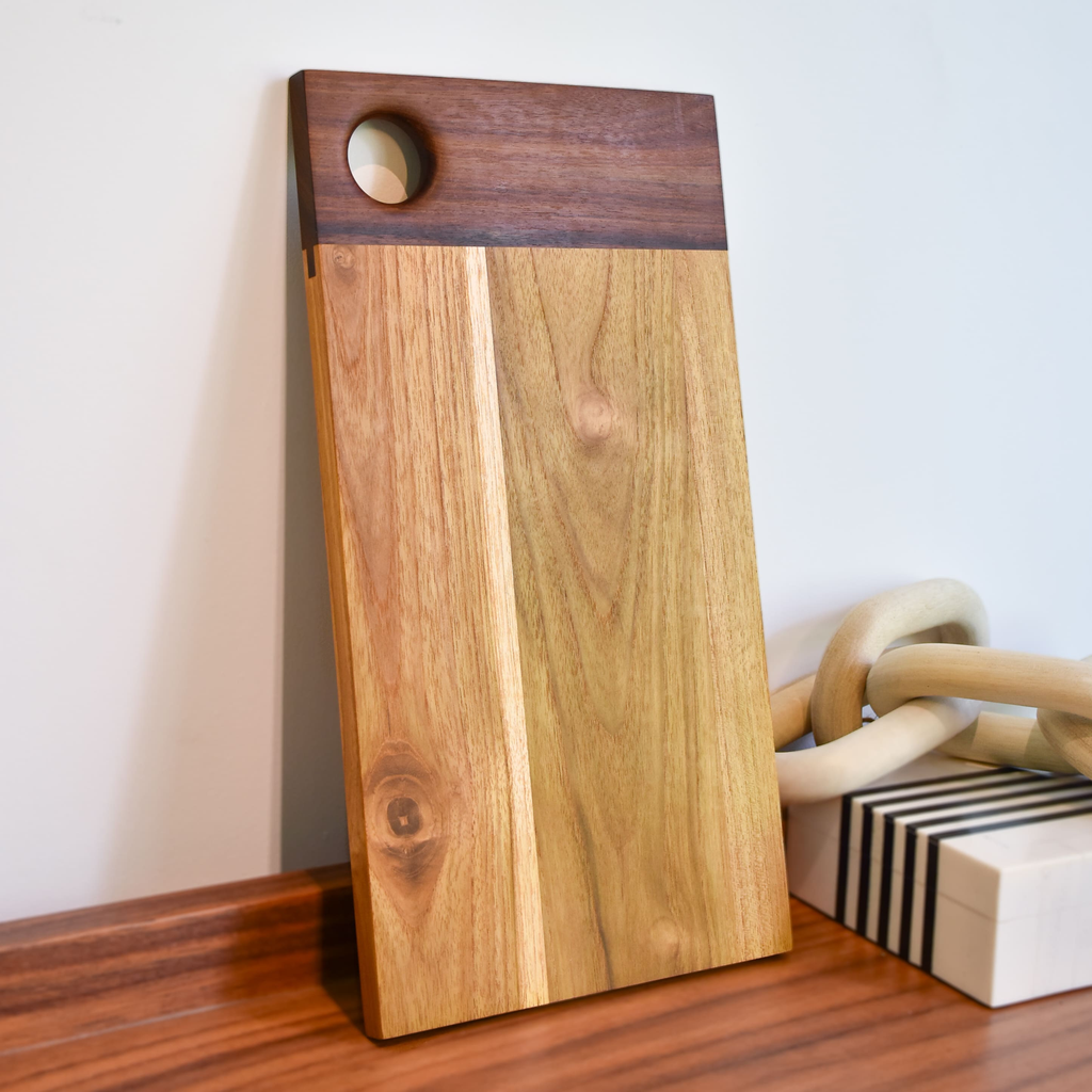 Tabla Rectangular Teca+Granadillo