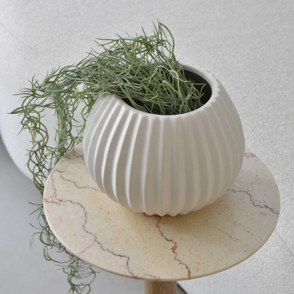 Florero de Cerámica Blanco