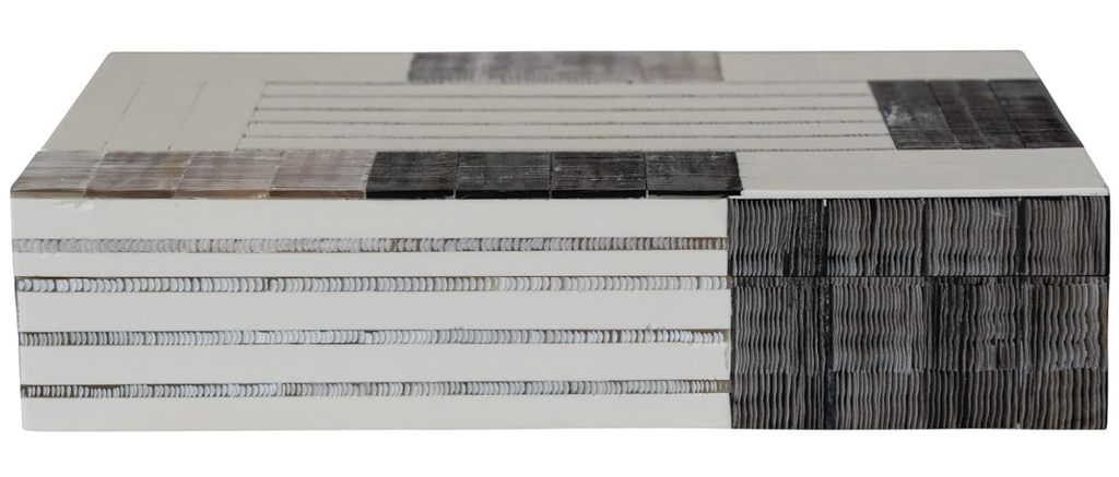 Caja Decorativa de Materiales Mixtos