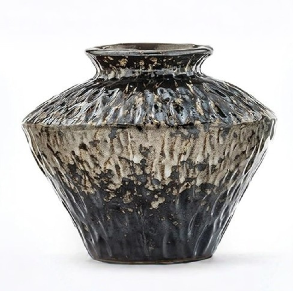 Janpu Florero de Ceramica Rustico