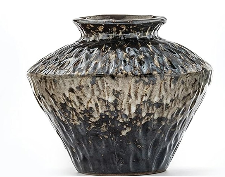 Janpu Florero de Ceramica Rustico