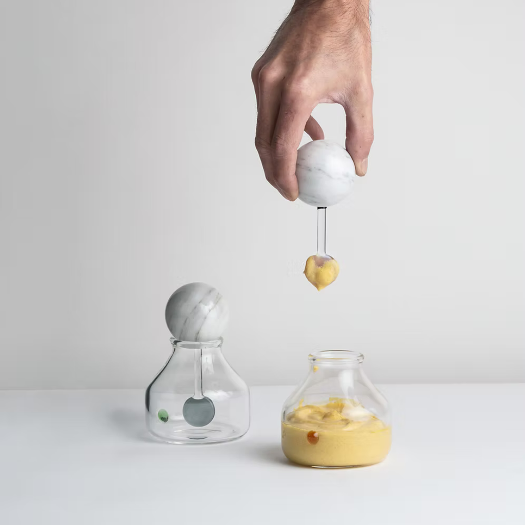 Contenedor de Vidrio para Mostaza