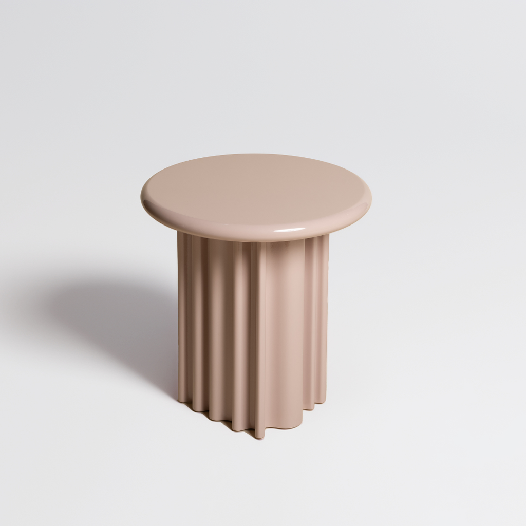 Mesa Auxiliar ONDA color Palo Rosa