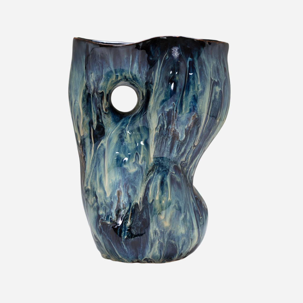 Florero Indigo