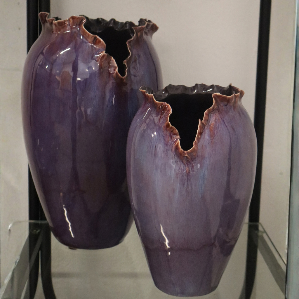 Florero Ciruela Alto