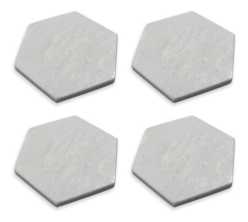 [UB0001] Coasters hexagonales concreto natural (Set de 4)