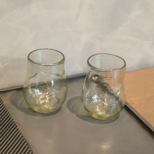 [UM0021] Vaso apachado liso transparente