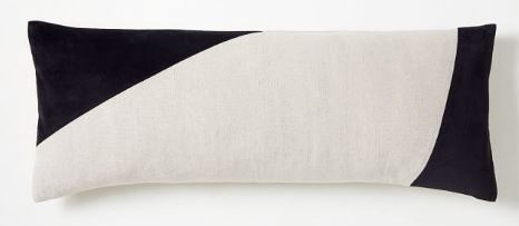 [C0040] Cojín riñonera Volcanes negro