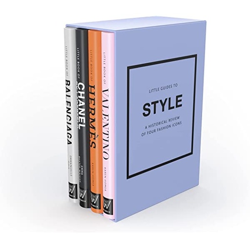 [L0072] Libros Little Book of Style Morado (Set de 4)