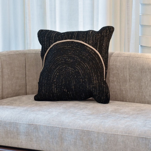 [C0058] Cojín Tejido Arco Negro