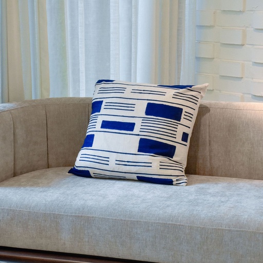 [C0056] Cojín Rectángulos Azul