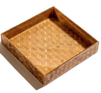 Servilletero grandes de acrílico con petate