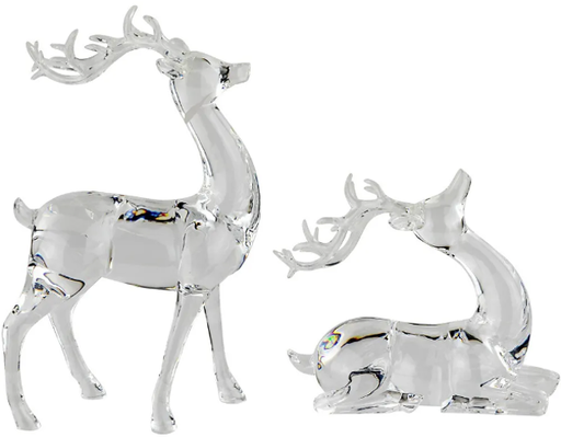 Venados de acrílico (Set de 2)