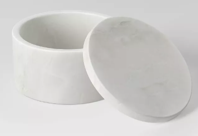 [AB0016] Contenedor de piedra  Ónix Blanco