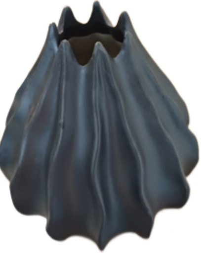 Jarrón Escultura Negra