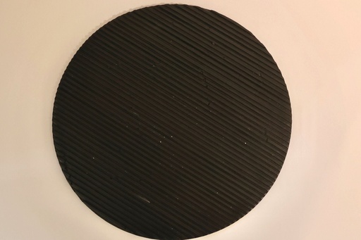 Baja Platos Lav con lineas Terrazo Negro