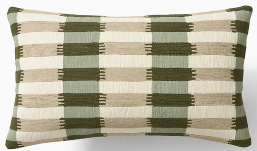 Riñonera Tejida Verde y beige