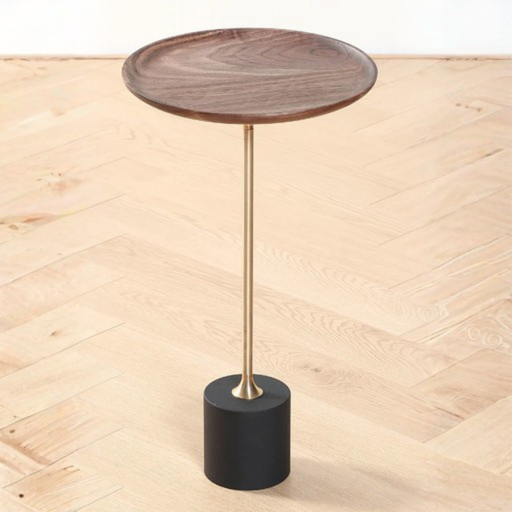 Mesa de Madera Base negra