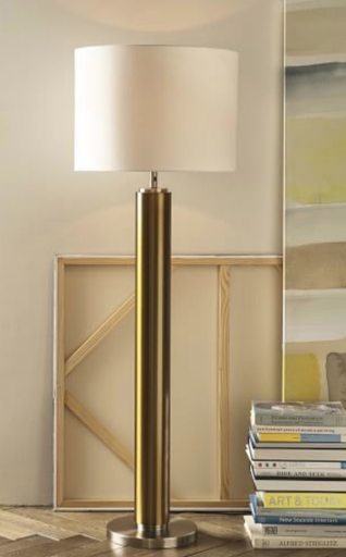 Lampara Dorada de Pie