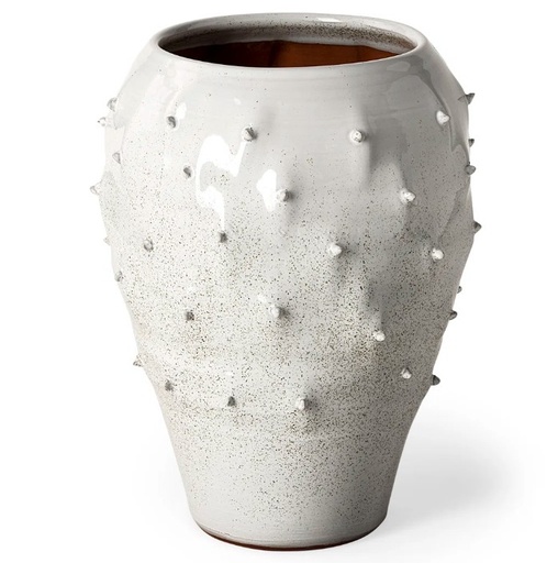 Florero White Ceramic