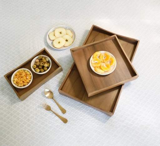 Azafate Flavio Acacia Set de 3