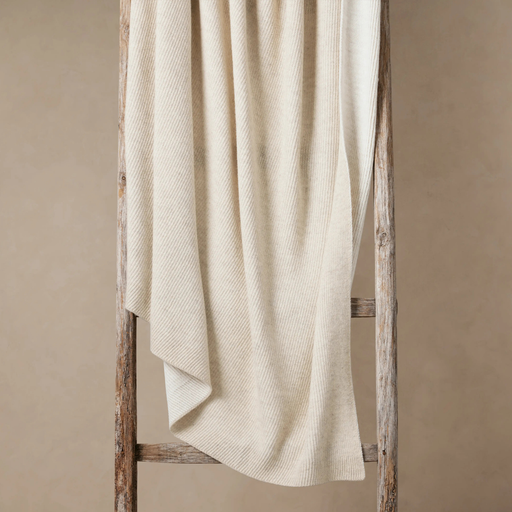 Throw Merin Ribbed Knit