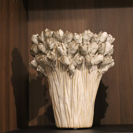 Florero Blanusa Alto